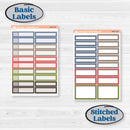Wilderness Fall Stickers | Weekly Add-On Labels Planner Kit Stickers | Lumberjack | KIT-406-C