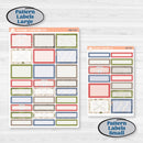 Wilderness Fall Stickers | Weekly Add-On Labels Planner Kit Stickers | Lumberjack | KIT-406-C