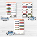 Wilderness Fall Stickers | Weekly Add-On Labels Planner Kit Stickers | Lumberjack | KIT-406-C