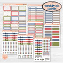 Wilderness Fall Stickers | Weekly Add-On Labels Planner Kit Stickers | Lumberjack | KIT-406-C