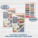 Wilderness Fall Stickers | Journaling Kit Planner Stickers | Lumberjack | KIT-406-D