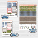 Wilderness Fall Stickers | Hobonichi Cousin Weekly & Daily Planner Kit Stickers | Lumberjack | KIT-406-E