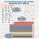 Wilderness Fall Stickers | Hobonichi Cousin Weekly & Daily Planner Kit Stickers | Lumberjack | KIT-406-E