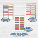 Wilderness Fall Stickers | A5 Compact Vertical Planner Kit Stickers for Erin Condren | Lumberjack | KIT-406-G