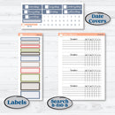 Wilderness Fall Stickers | Plum Vertical Priorities 7x9 Planner Kit Stickers | Lumberjack | KIT-406-J