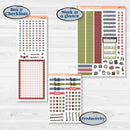Wilderness Fall Stickers | A5 Daily Duo Planner Kit Stickers | Lumberjack | KIT-406-L