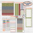 Wilderness Fall Stickers | A5 Daily Duo Planner Kit Stickers | Lumberjack | KIT-406-L