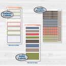 Wilderness Fall Stickers | 7x9 Erin Condren Daily Duo Planner Kit Stickers | Lumberjack | KIT-406-M