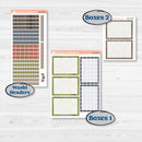 Wilderness Fall Stickers | A5 Plum Daily Planner Kit Stickers | Lumberjack | KIT-406-N