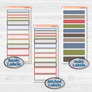 Wilderness Fall Stickers | 7x9 Plum Daily Planner Kit Stickers | Lumberjack | KIT-406-P