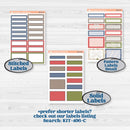 Wilderness Fall Stickers | 7x9 Plum Daily Planner Kit Stickers | Lumberjack | KIT-406-P