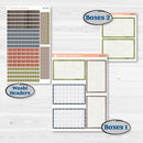 Wilderness Fall Stickers | 7x9 Plum Daily Planner Kit Stickers | Lumberjack | KIT-406-P