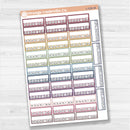 Habit Tracker Stickers | F17 | Planner Labels & Weekly Tracker Stickers | L-530