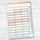 Habit Tracker Stickers | F17 | Planner Labels & Weekly Tracker Stickers | L-530