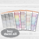 Habit Tracker Stickers | F17 | Planner Labels & Weekly Tracker Stickers | L-530
