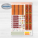 Colorful Autumn Stickers | 7x9 Compact Vertical Planner Kit Stickers | Vivid | KIT-407-H