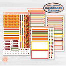 Colorful Autumn Stickers | Erin Condren Weekly Dashboard Planner Kit Stickers | Vivid | KIT-407-HA