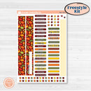 Colorful Autumn Stickers | Freestyle Kit Any Planner Kit Stickers | Vivid | KIT-407-K