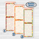 Colorful Autumn Stickers | A5 Daily Duo Planner Kit Stickers | Vivid | KIT-407-L