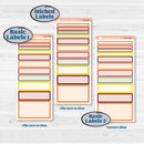 Colorful Autumn Stickers | 7x9 Erin Condren Daily Duo Planner Kit Stickers | Vivid | KIT-407-M