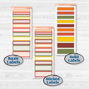 Colorful Autumn Stickers | A5 Plum Daily Planner Kit Stickers | Vivid | KIT-407-N