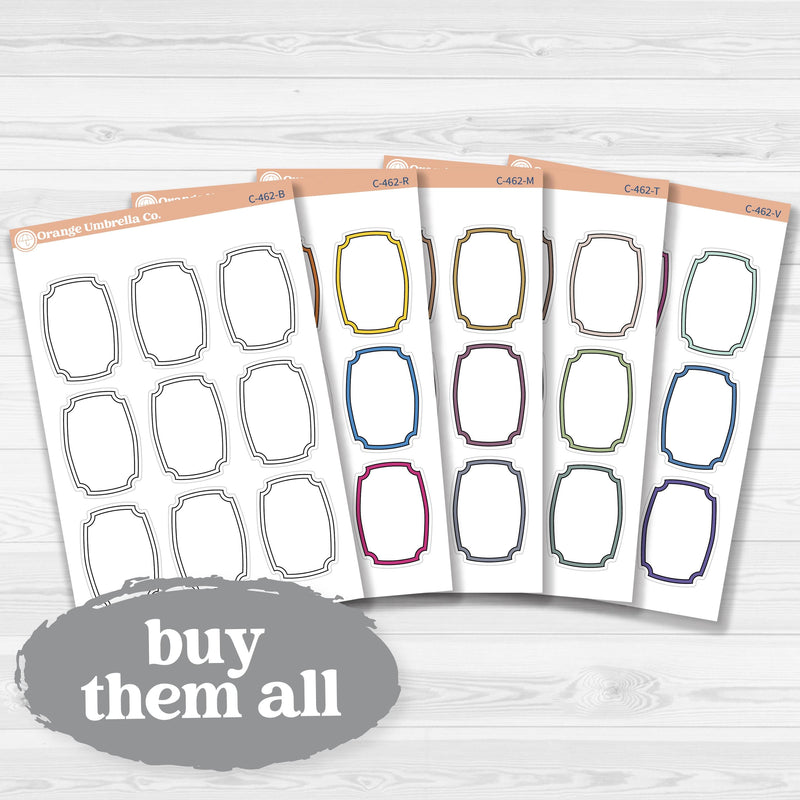 Sticker Print Plaque Large Decorative Plaque Planner Stickers – Memory Keeping & Bible ...