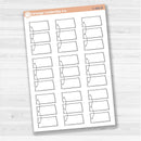 Sticker sheet with large top 3 and gratitude journaling notes for planners, scrapbooking, Bible journaling, and memory keeping — white removable matte.