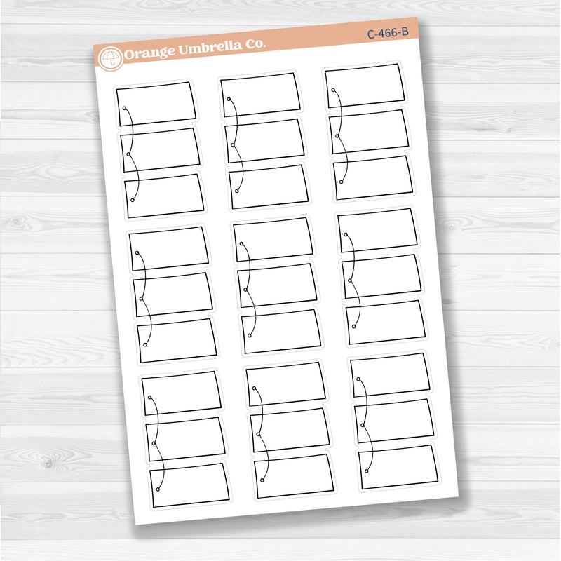 Sticker sheet with large top 3 and gratitude journaling notes for planners, scrapbooking, Bible journaling, and memory keeping — white removable matte.
