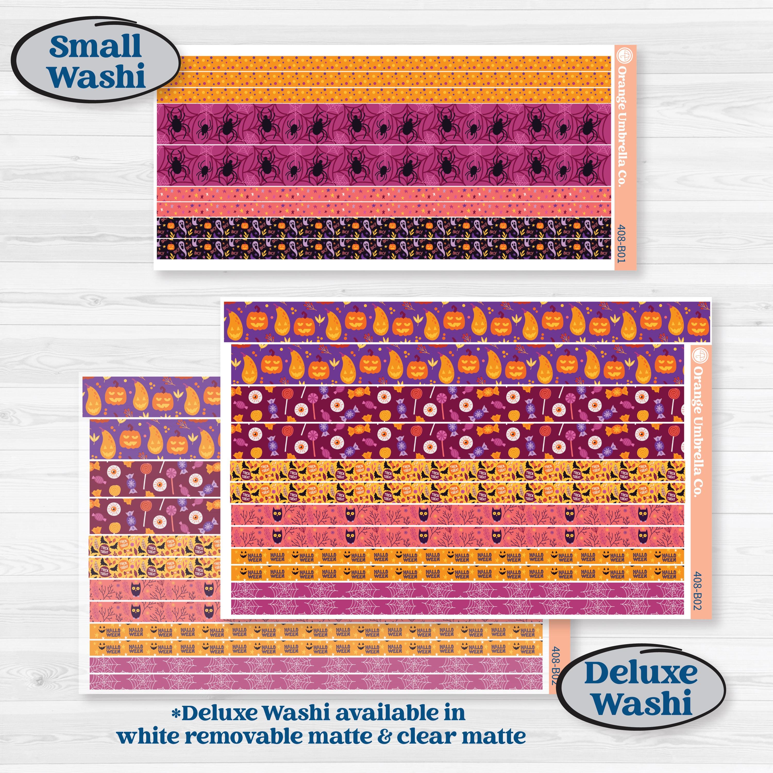 Purple Halloween Kit | Weekly Add-On Planner Kit Stickers | Gone Batty | KIT-408-B