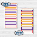Purple Halloween Kit | 7x9 Compact Vertical Planner Kit Stickers | Gone Batty | KIT-408-H