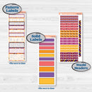 Purple Halloween Kit | A5 Daily Duo Planner Kit Stickers | Gone Batty | KIT-408-L