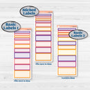 Purple Halloween Kit | A5 Daily Duo Planner Kit Stickers | Gone Batty | KIT-408-L