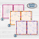 Purple Halloween Kit | 7x9 Erin Condren Daily Duo Planner Kit Stickers | Gone Batty | KIT-408-M