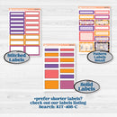 Purple Halloween Kit | 7x9 Erin Condren Daily Duo Planner Kit Stickers | Gone Batty | KIT-408-M