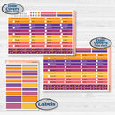 Purple Halloween Kit | Laurel Denise Portrait Planner Kit Stickers | Gone Batty | KIT-408-R