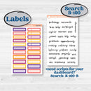 Purple Halloween Kit | A5 Plum Monthly & Dashboard Planner Kit Stickers | Gone Batty | KIT-408-S