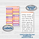 Purple Halloween Kit | 7x9 Plum Monthly & Dashboard Planner Kit Stickers | Gone Batty | KIT-408-T