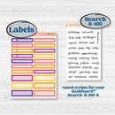 Purple Halloween Kit | 8.5x11 Plum Monthly & Dashboard Planner Kit Stickers | Gone Batty | KIT-408-U