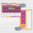 Purple Halloween Kit | 8.5x11 Plum Monthly & Dashboard Planner Kit Stickers | Gone Batty | KIT-408-U