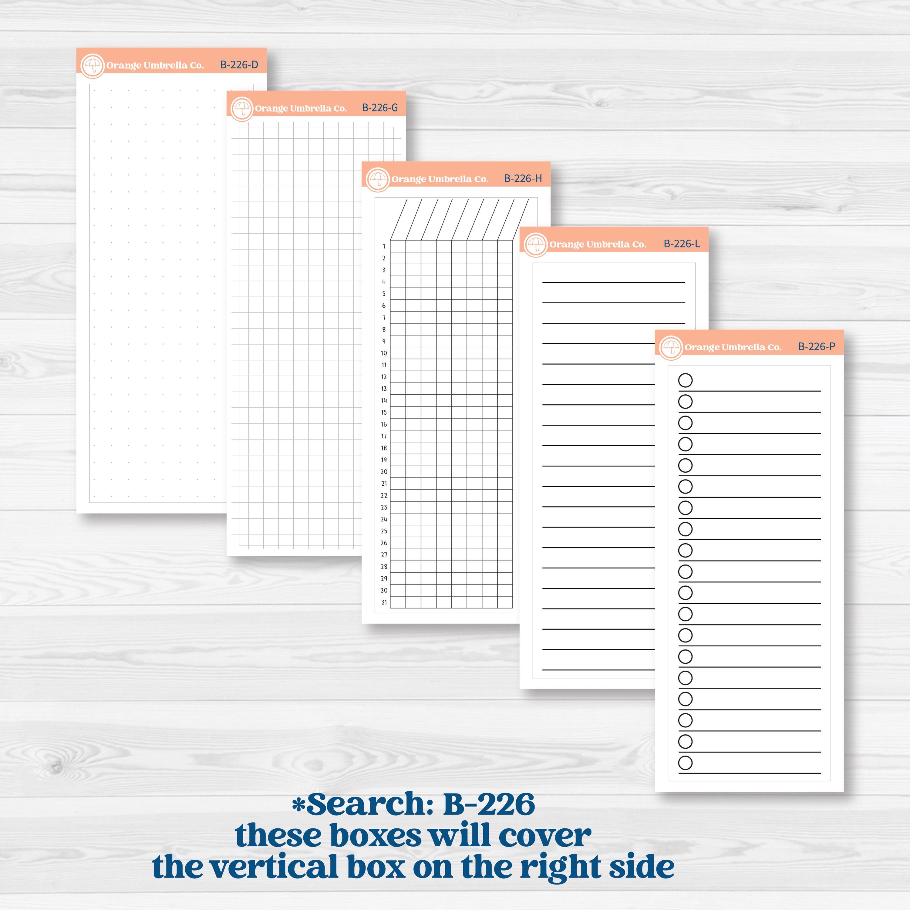 Purple Halloween Kit | A5 Erin Condren Monthly Dashboard Sticker Kit | 2025-2026 Planners | Gone Batty | KIT-408-VA