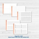 Purple Halloween Kit | A5 Erin Condren Monthly Dashboard Sticker Kit | 2025-2026 Planners | Gone Batty | KIT-408-VA