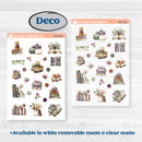 Autumn Reading Kit | Weekly Sticker Kit for Vertical Planners like Erin Condren | Reading Season | KIT-409-A