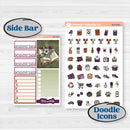 Autumn Reading Kit | Weekly Add-On Planner Kit Stickers | Reading Season | KIT-409-B