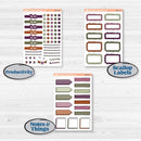Autumn Reading Kit | Weekly Add-On Labels Planner Kit Stickers | Reading Season | KIT-409-C
