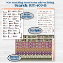 Autumn Reading Kit | Hobonichi Cousin Weekly & Daily Planner Kit Stickers | Reading Season | KIT-409-E