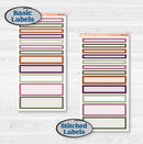 Autumn Reading Kit | 7x9 Compact Vertical Planner Kit Stickers | Reading Season | KIT-409-H