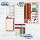 Autumn Reading Kit | A5 Daily Duo Planner Kit Stickers | Reading Season | KIT-409-L