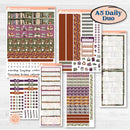 Autumn Reading Kit | A5 Daily Duo Planner Kit Stickers | Reading Season | KIT-409-L