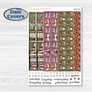 Autumn Reading Kit | 7x9 Erin Condren Daily Duo Planner Kit Stickers | Reading Season | KIT-409-M