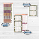 Autumn Reading Kit | A5 Plum Daily Planner Kit Stickers | Reading Season | KIT-409-N